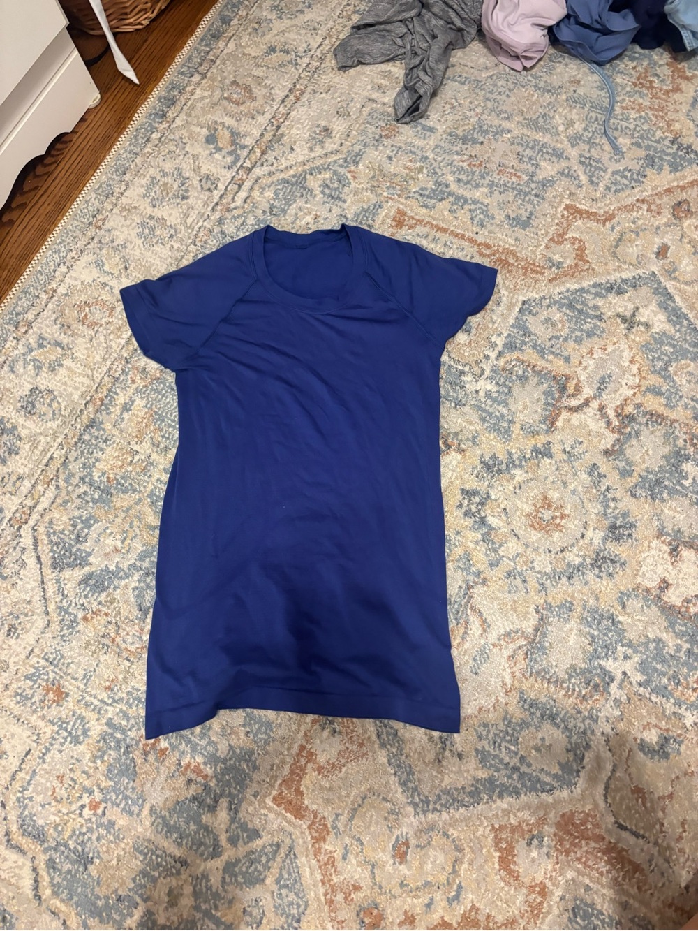 lululemon athletica Short Sleeve Tee in Royal Blue
